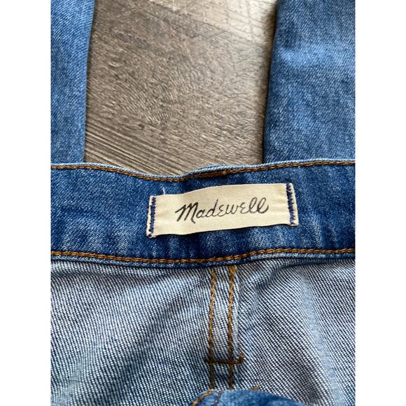 Madewell Slim Wide-Leg Crop Jeans Size 34 - Picture 4 of 9